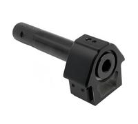 Testa piccola per scooter elettrico Kukirin G2 MAX, kit di tubi filettati in lega di alluminio, nero