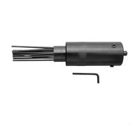 Testa pneumatica per rimozione della ruggine a 19 aghi in acciaio al carbonio ad alto tenore di carbonio, per saldatura di vernice, rimozione di scorie, 90 PSI 15000-22000 giri/min industriale (SKU)