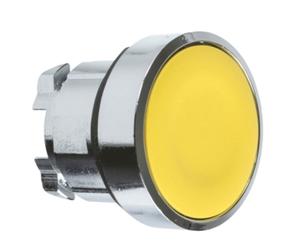 Testa Pulsante Telemecanique di scarico giallo ZB4BA5