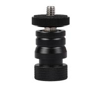 Testa rimovibile per treppiede, attacco a vite da 1/4", supporto rimovibile per stabilità della fotocamera per una migliore testa di montaggio per videocamera
