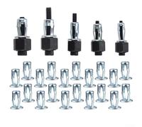 Testa rivettata di grado industriale per dadi e morsetti di espansione in lega per uso M8 in officina e riparazioni sul campo (M5)