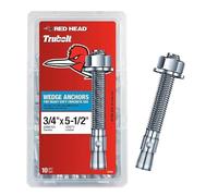 Testa rossa 3/4" x 5-1/2" cuneo ancoraggio 10CT