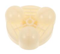 Testa Rullo Massaggiante 3d a Tripla Sfera per Sedia | Componente in Plastica Beige, Aggancio Rapido Incluso, per Poltrona Reclinabile e Spa Chair