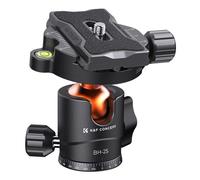 Testa Sferica K&F CONCEPT 25mm Alluminio 360° con Piastra Rapida