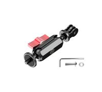Testa snodata adattatore connettore per supporto a gabbia per fotocamera, accessori per illuminazione video, supporto di miscelazione in alluminio