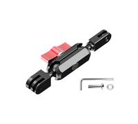 Testa snodata adattatore connettore per supporto a gabbia per fotocamera, accessori per illuminazione video, supporto di miscelazione in alluminio