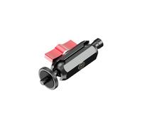 Testa snodata adattatore connettore per supporto a gabbia per fotocamera, accessori per illuminazione video, supporto di miscelazione in alluminio