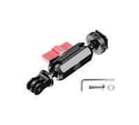 Testa snodata adattatore connettore per supporto a gabbia per fotocamera, accessori per luci video, braccio di montaggio per fotocamera