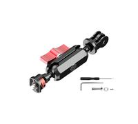 Testa snodata adattatore connettore per supporto a gabbia per fotocamera, accessori per luci video, braccio di montaggio per fotocamera