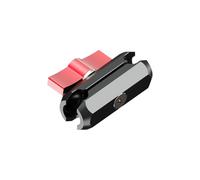 Testa snodata adattatore connettore per supporto a gabbia per fotocamera, accessori per luci video, braccio di montaggio per fotocamera