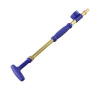 Testa spray da giardino regolabile per bottiglie d'acqua, spruzzatore manuale blu con bacchetta retrattile, ugello a doppia funzione per nebbia o colonna per la cura del prato e il lavaggio delle