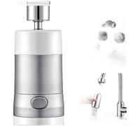 Testa spray per rubinetto da cucina, beccuccio girevole a 360°, attacco spruzzatore per rubinetto della cucina, estensore magnetico retrattile per rubinetto con doccetta a 2 modalità (C)