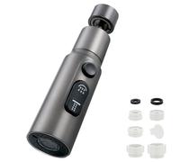 Testa spray per rubinetto da cucina, estensore per rubinetto, girevole a 360°, con 3 modalità di funzione, accessori aeratore per rubinetto, adattatore universale