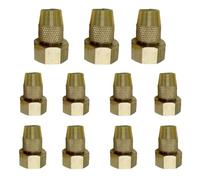 Testa spray regolabile, dimensioni spray regolabili, materiale in rame, durevole, adatto per l'agricoltura, paesaggio da giardino, prato, orto, ecc. 8-edge adjustable nozzle 20pcs