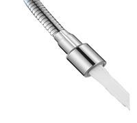 Testa spruzzatore for rubinetto girevole universale in acciaio inox a 1080° for estensione del lavandino della cucina, ugello spruzzatore for rubinetto a gorgogliamento(6.5cm)