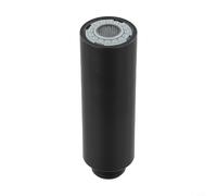 Testa spruzzatrice estraibile per rubinetti da bagno e cucina, ugello spray per rubinetto doccia ad alta pressione, facile installazione, colore galvanico (nero)