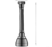 Testa spruzzatrice per rubinetto della cucina interamente in rame, girevole a 360 gradi con 3 modalità di risparmio idrico, design anti schizzi per raccordi standard da 22 mm, struttura in ottone (B)