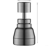 Testa spruzzatrice per rubinetto della cucina interamente in rame, girevole a 360 gradi con 3 modalità di risparmio idrico, design anti schizzi per raccordi standard da 22 mm, struttura in ottone (A)