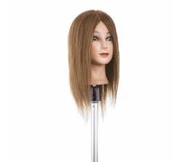 Testa Studio 100% capelli naturali umani capello medio testa finta per parrucchiere