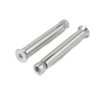 Testa svasata in acciaio inossidabile 304, vite ad esagono incassato a testa piatta, bullone ad espansione a testa svasata, M12-M12 * 80mm (3 confezioni)