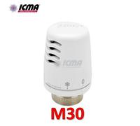 Testa termostatica icma 1101 m30x1,5 - elemento sensibile a liquido