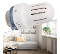 Testa termostatica regolabile per radiatore, valvola di controllo del riscaldatore, testa termostatica per radiatore TRV, per connessioni filettate 30 x 1,5 del radiatore