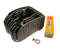 TESTA TESTATA POLINI + KIT ALZAVALVOLA MONTATO + NGK B6HS PIAGGIO CIAO SI BRAVO