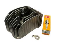 TESTA TESTATA POLINI + KIT ALZAVALVOLA MONTATO + NGK B8HS PIAGGIO CIAO SI BRAVO