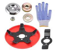 Testa Universale for decespugliatore in Filo d'Acciaio, Disco diserbo Testa Doppio Uso Lama Multifunzionale for tagliaerba da Giardinaggio Prato for decespugliatore Accessorio di Ricambio