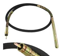 Testa Vibrante per Vibratore Calcestruzzo Cemento Attacco Rapido Asta 4m Ø38mm