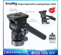 Testa Video fluida per treppiede SmallRig con Base livellante piastra a sgancio rapido CH20 per testa inclinabile Pan svizzera Arca per fotocamera DSLR 4170