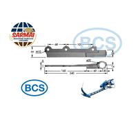 TESTALAMA PER LAMA DENTI BARRA FALCIANTE BCS DUPLEX FALCIATRICE 52428706