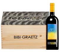 Testamatta Rosso Toscana IGT 2021 6 bottiglie in cassetta di legno 4,5 l