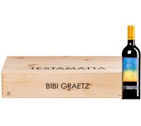 Testamatta Rosso Toscana IGT 2022 6 bottiglie in cassetta di legno 4,5 l