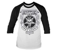 TESTAMENT - BAY AREA 87 (WHITE) EUROPE 2020 TOUR WHITE Long Sleeved Baseball Shi