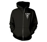 TESTAMENT - THE LEGACY BLACK Hooded Sweatshirt with Zip Medium