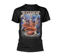 TESTAMENT - TITANS OF CREATION BLACK T-Shirt, Front & Back Print Medium