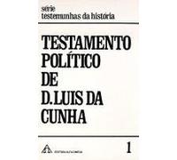testamento politico de d luiz da cunha r pessoa j s witter Ed. 1976