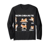 Testardo Shiba Inu Trucchi Pet Addestramento Cane Proprietario Maglia a Manica