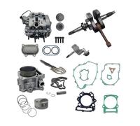 Testata Cilindro Stato Carburatore Kit Cilindro Albero Motore Pompa Olio Catena Set Completo Guarnizioni Compatibile con Parti di Motociclette Automobilistiche Hisun 700 ATV UTV