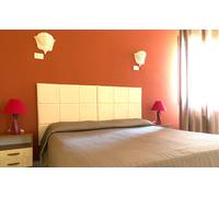 Testata letto testiera imbottita in ecopelle similpelle design moderno eco-pelle