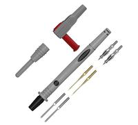 Testata multimetro - sonda di perforazione a filo da 4 mm | 20A sonda di prova elettronica | Set di accessori multi-ago da 1000V | Clip di piombo di precisione con manico senza