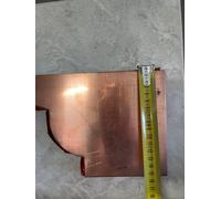 TESTATA TAPPO GRIGLIA CHIUSURA GRONDAIE IN RAME SINISTRO E DESTRO