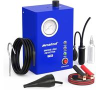 Testatore a fumo, rilevatore perdite 12V per impianti a tubi, perdite di carburante e diagnostica del vuoto per tutte le auto, con pompa aria integrata.