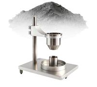 Testatore di scorrevolezza delle polveri, misuratore di densità delle polveri 2 in 1 con imbuto in acciaio inox da 2,5 e 5 mm per testare la portata e la densità apparente(Stainlesssteel,5.0mm)