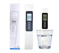 Testatore Qualità Acqua | Misuratore Digitale TDS per Acqua Potabile - Penna Portatile con Termometro e Gamma 0-9990ppm per Piscine Casa Vino