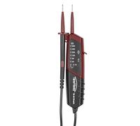 Testboy 40 Simple Rilevatore tensione due poli, con ind. LED tensione continua e altern. (test continuità, ergonomico, compatto, uso una mano, tens. 12-690 V AC/DC, indic. ottico 10 led, rosso/nero