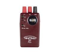 Testboy 20 Plus Tester di continuità con protezione contro sbalzi di tens. CAT II 300 V, dispositivo elettr. (rilevatore di tens. senza cont, torcia a LED integrata ad alta resa, rapidissimo), rosso