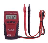Multimetro digitale tascabile Testboy (multimetro digitale dal design compatto, selezione automatica del campo di misura, pratica funzione di conservazione dei dati, dimensioni maneggevoli)