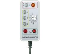 SCHUKI 2K - Tester per prese di corrente Testavit Schuki 2K con sblocco FI